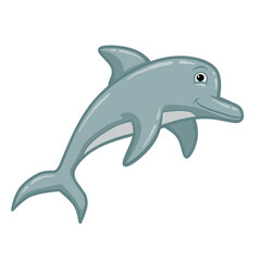 dolphin isolated on white