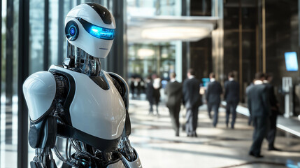 Automation in business digital transformation adoption in modern office environments futuristic viewpoint