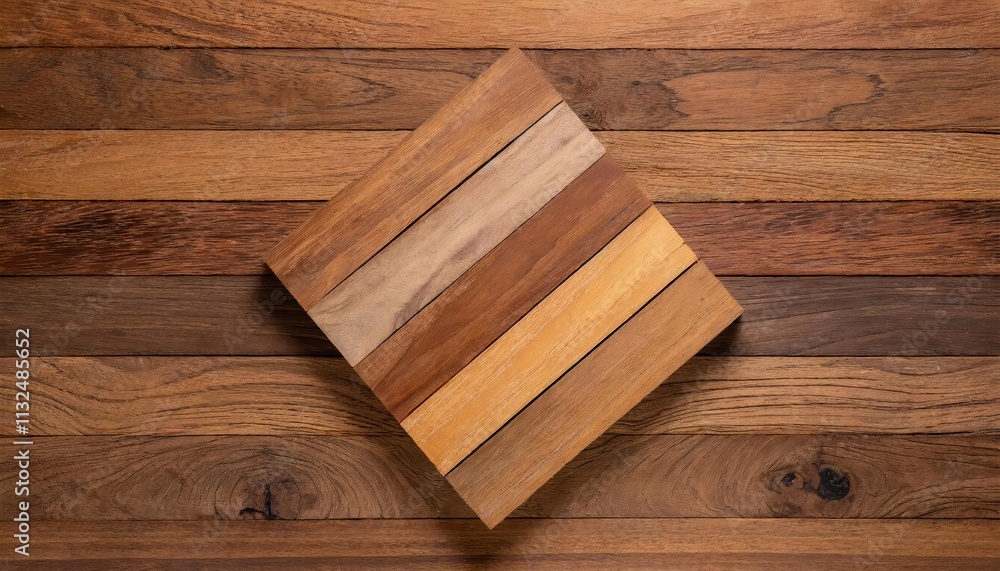Poster top view of wood texture background with empty space for product display ideal for showcasing items,