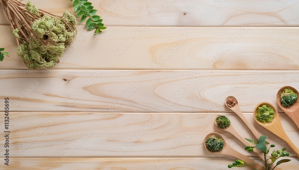 Poster top view of wood texture background with ample empty space for product display ideal for marketing, 
