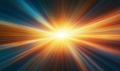 Obraz premium Bright light bursts, radiating colorful lines.
