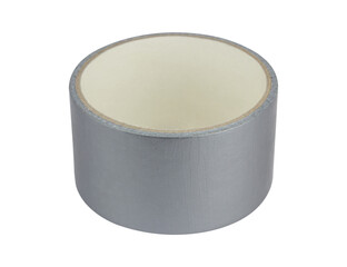 roll of gray reinforced tape isolated from background
