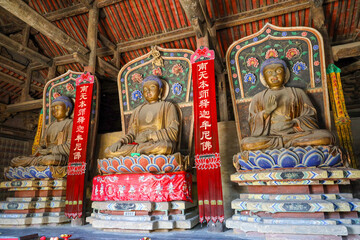 Fototapeta premium Chongfu Temple, Shuozhou, Shanxi, China