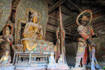 Fototapeta premium Chongfu Temple, Shuozhou, Shanxi, China