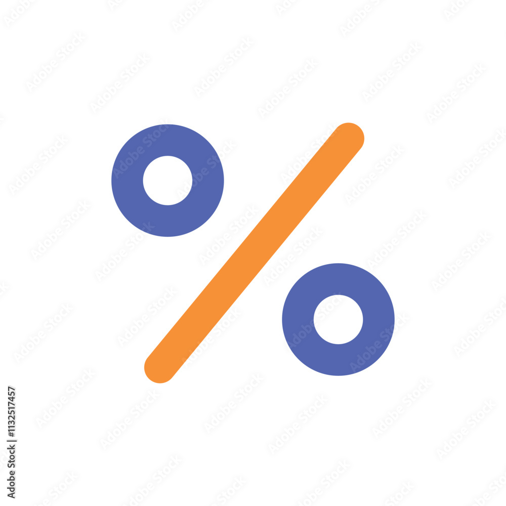 Poster a low-resolution digital graphic featuring an orange x within a blue octagonal frame.