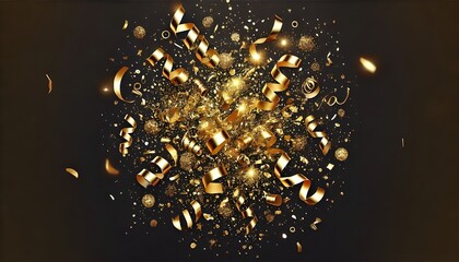 golden christmas lights