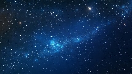 Obraz premium Perfect starry night sky vector background with twinkling stars and deep outer space scene for digital designs, graphic art, and creative projects