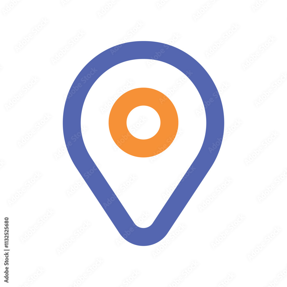 Poster a stylized digital illustration showcasing an abstract geometric design composed of concentric circl