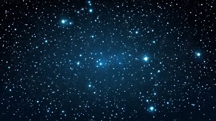 Fototapeta premium Perfect starry night sky vector background with twinkling stars and deep outer space scene for digital designs, graphic art, and creative projects