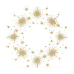 Festive star illustration background