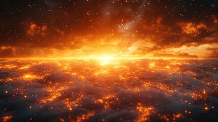Fototapeta premium Dynamic Light Ray Motion with a Starburst Design and Glowing Speed Effects for Creative Illustrations photorealistic