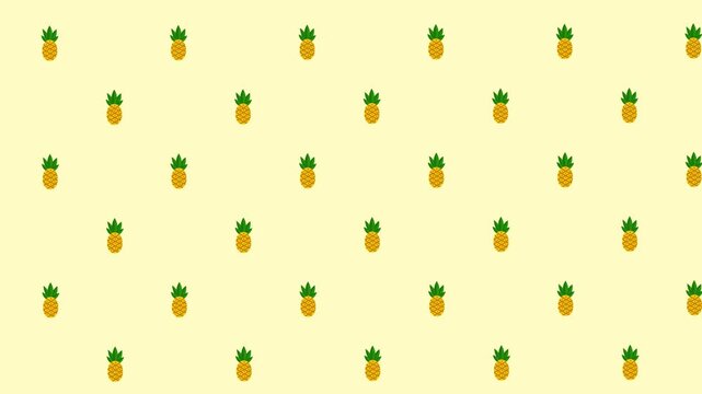 Pineapple Loop Animated Background