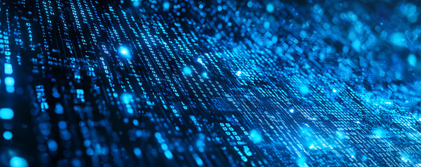 Bitcoin and Crypto Coins Concept, Digital Cryptocurrency Representation with Golden Coins and Blockchain Technology

