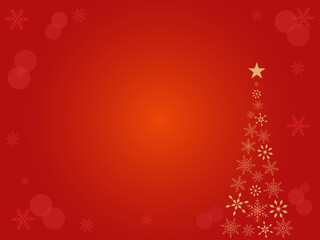 クリスマスツリーの背景テンプレート