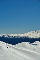 Chile ski panorama top touring mountaineering patagonia vulcano