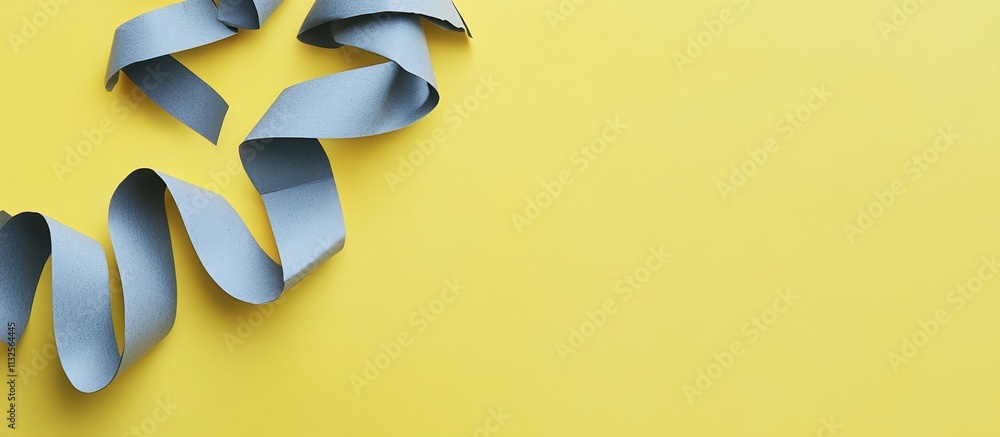 Poster gray paper letters spelling fools day on a vibrant yellow background with space for text and design 