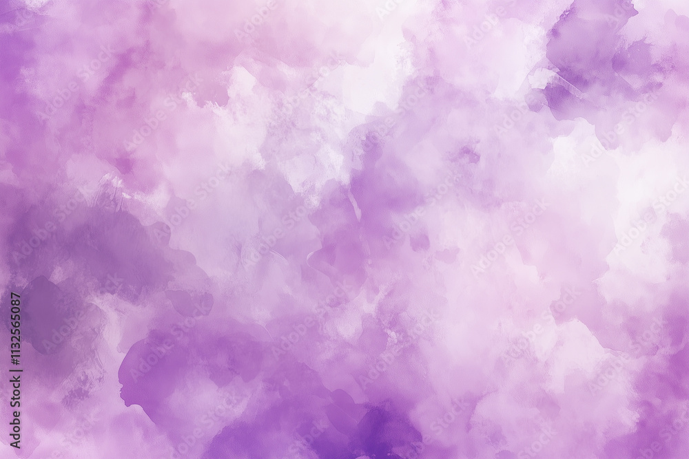 Aufkleber pale lavender watercolor texture with soft gradients creates a serene and calming atmosphere ideal f