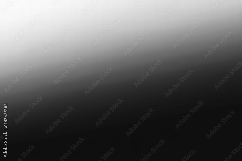 Poster monochrome gradient texture transitioning from black to white with smooth blending effects