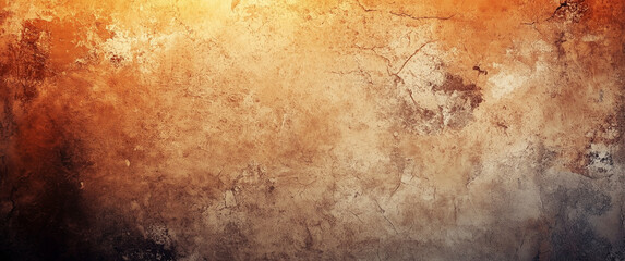 Rustic Textured Wall Golden Orange Abstract Background Earthy Aesthetic