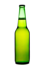 Beer bottle isolated
