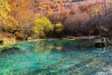 Oko Skakavice, The Eye, Ropojana Tal, Gusinje, Montenegro