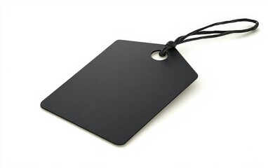 Fototapeta premium Black price tag isolated on white background, price, tag, black, isolated, white, background, label, sale, retail
