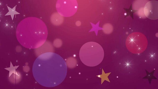 twinkling star bokeh, video banner for an event, HD resolution, seamless 