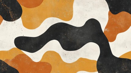 Obraz premium abstract grunge background with black, orange and brown spots.
