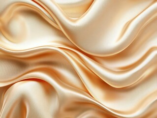 Obraz premium Smooth elegant golden silk can use as wedding background. In Sepia toned. Retro style.