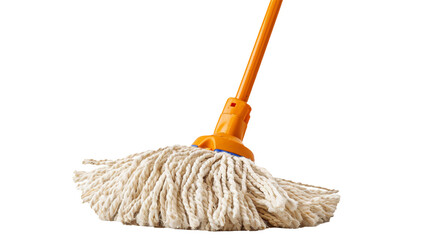 Mop isolated on transparent background, PNG