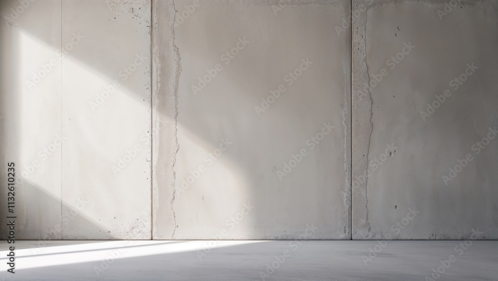 Poster minimalist concrete wall background with copy space for text