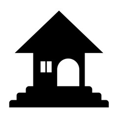 Black home icon
