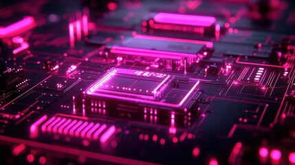 Obraz premium Smart manufacturing with IoT sensors monitoring equipment focus on sensor displays, futuristic, Composite, techdriven production floor backdrop