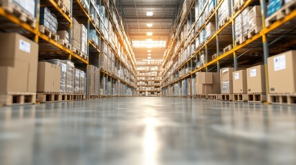 Advanced inventory management software with realtime stock updates close up on digital dashboard, futuristic, Overlay, warehouse control room backdrop