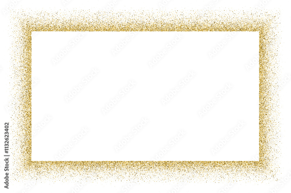 Poster Frame gold picture on transparent backdrop. Photo frame. Antique border empty. Art vintage background. Old golden decoration. PNG format.