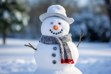 Fototapeta premium Amazing xmas winter time picture postcard banner traveling shopping leisure time, Generative AI