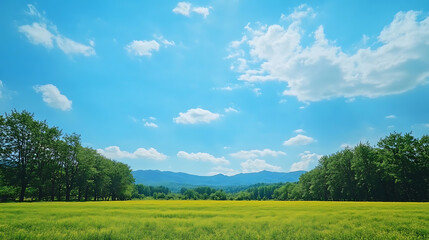Obraz premium The blue sky, wallpaper, the bright colors of beautiful nature