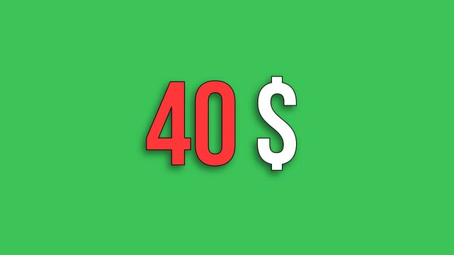 Price 40 dollars precio en dolares green screen