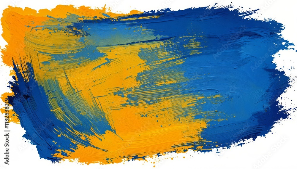 Poster vibrant color splash abstract art creation digital canvas creative studio close-up view artistic exp