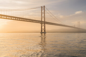 Obraz premium Ponte 25 de Abril, Tejo, Lissabon, Portugal