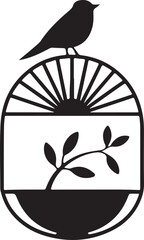 silhouette of a bird