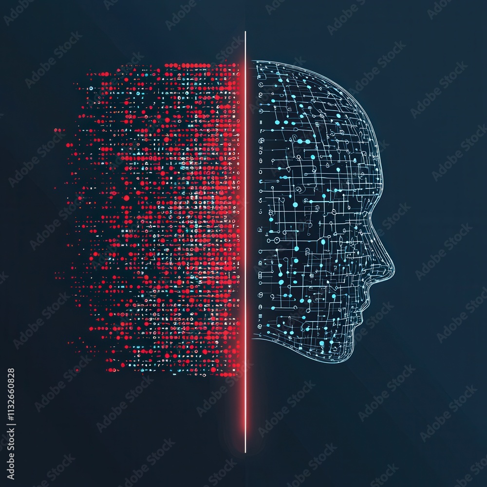 Poster a visual comparison of ai scanning a physical page and a digital document.
