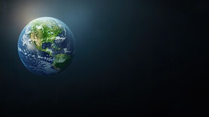 Fototapeta premium Earth is engulfed in flames and smoke, highlighting the urgent dangers of global warming in a dark, foreboding atmosphere