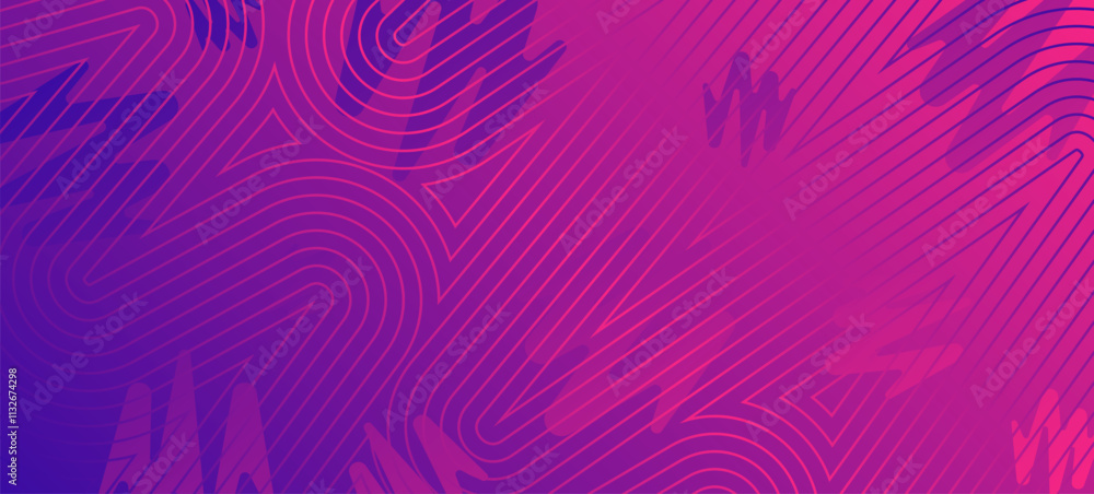 Aufkleber futuristic digital art featuring a mesmerizing blend of geometric patterns and gradients. abstract b