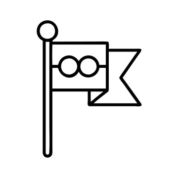 recommend clip art: flag colored pom poms icon, cinco de mayo line art, mexican fiesta icon - simple black line art icon of flag colored pom poms for cinco de mayo celebrations. mexican fiesta vector art.