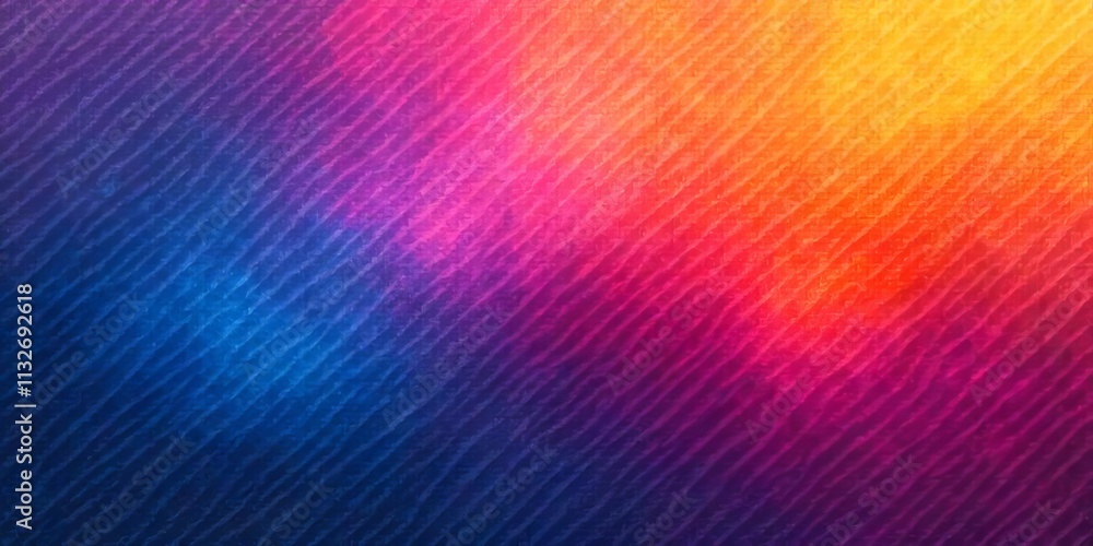 Poster vibrant gradient texture with diagonal lines