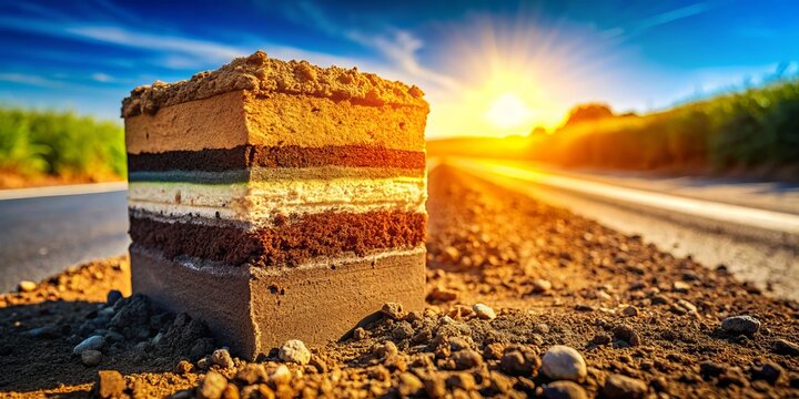 Road Base Geotechnical Analysis:  Soil Compaction, Shear Strength, CBR Test, Pavement Design 