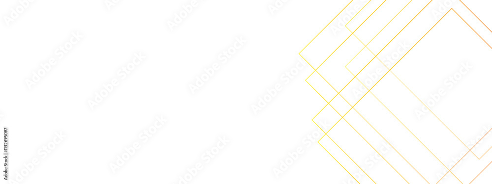 Aufkleber abstract modern minimalistic golden and red geometric line with layered geometric triangle shapes. s
