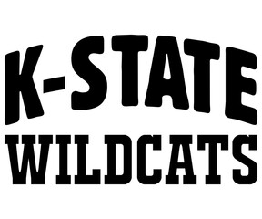 K-state Wildcats Svg,Game Day Shirt,Calligraphy t-shirt Design,Football Quotes Svg,American Football Svg,Cut File,Silhouette