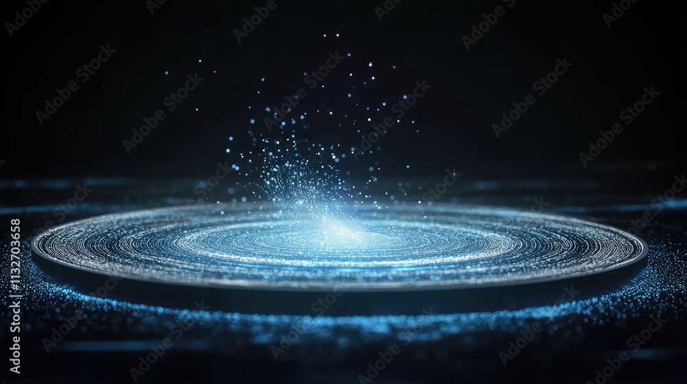 Poster this visual showcases a blue glowing planet surrounded by connecting lines, symbolizing a global net